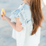 Pehr- Seersucker Dress-Marine Blue-Toddler-6