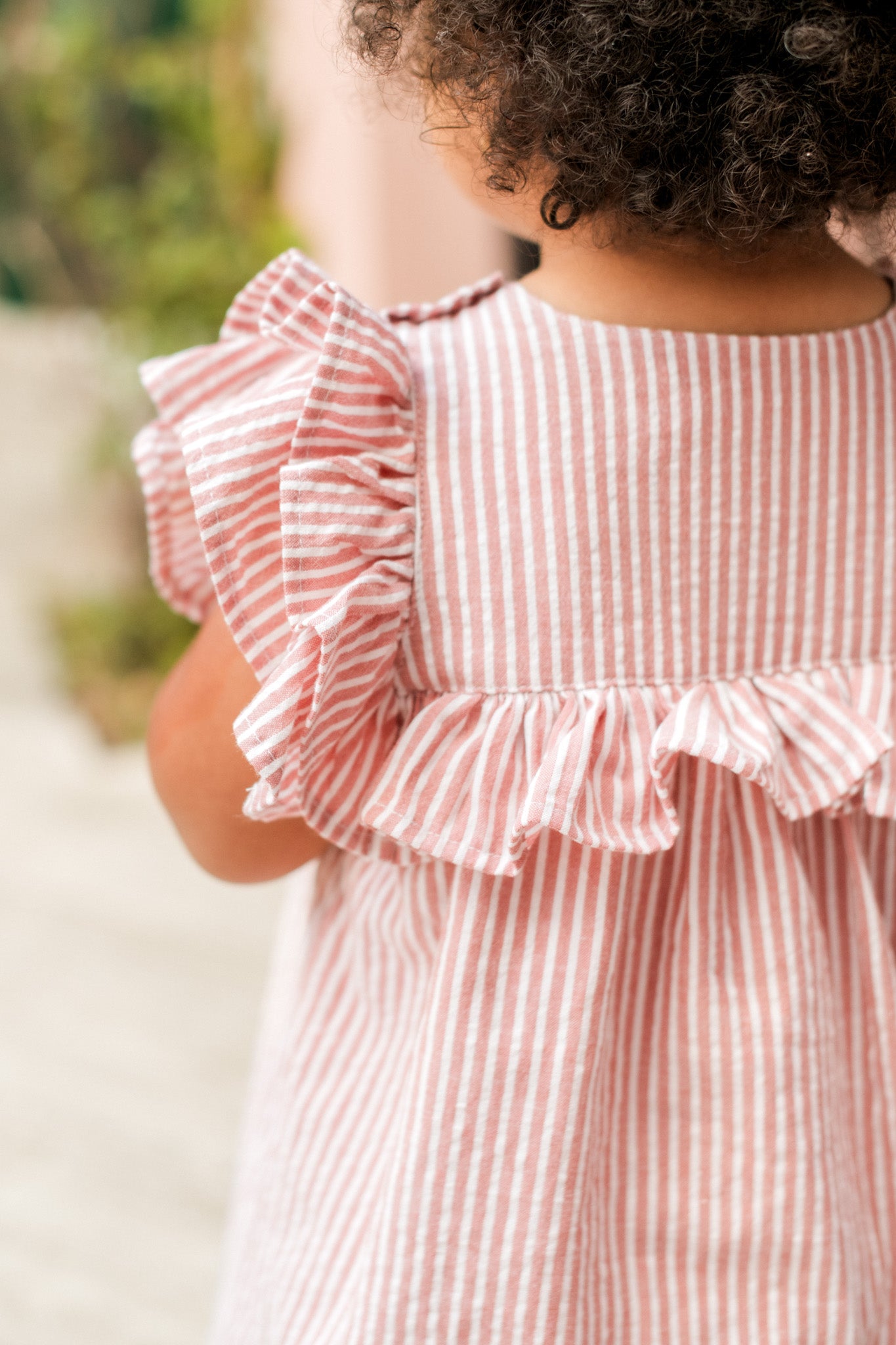 Pehr- Seersucker Dress-Anchor Red-Toddler-2