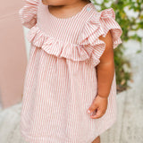 Pehr- Seersucker Dress-Anchor Red-Toddler-3