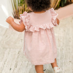 Pehr- Seersucker Dress-Anchor Red-Toddler-4