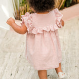 Pehr- Seersucker Dress-Anchor Red-Toddler-4