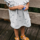 Seersucker Dress- Petit Sardine