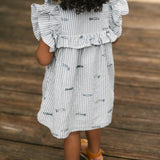 Seersucker Dress- Petit Sardine