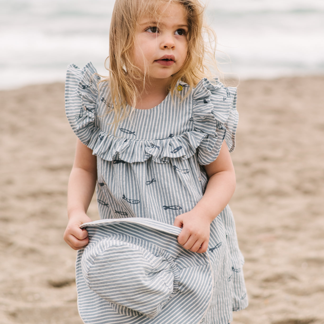 kids seersucker dress petit sardine