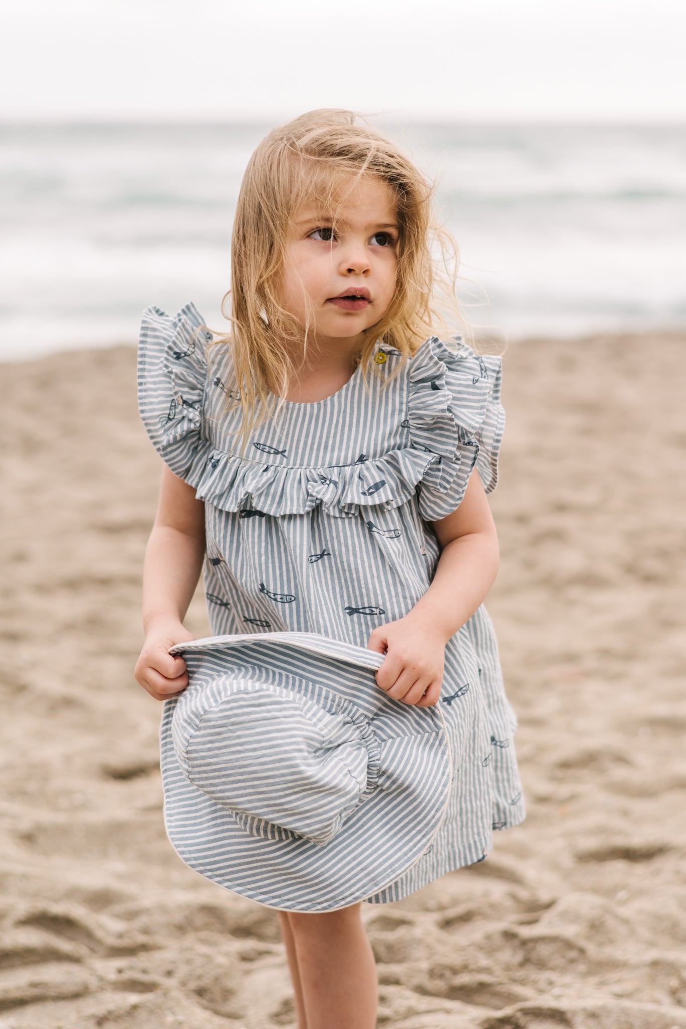 Seersucker Dress- Petit Sardine