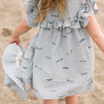 Seersucker Dress- Petit Sardine