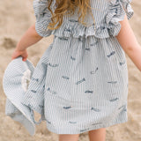 Seersucker Dress- Petit Sardine