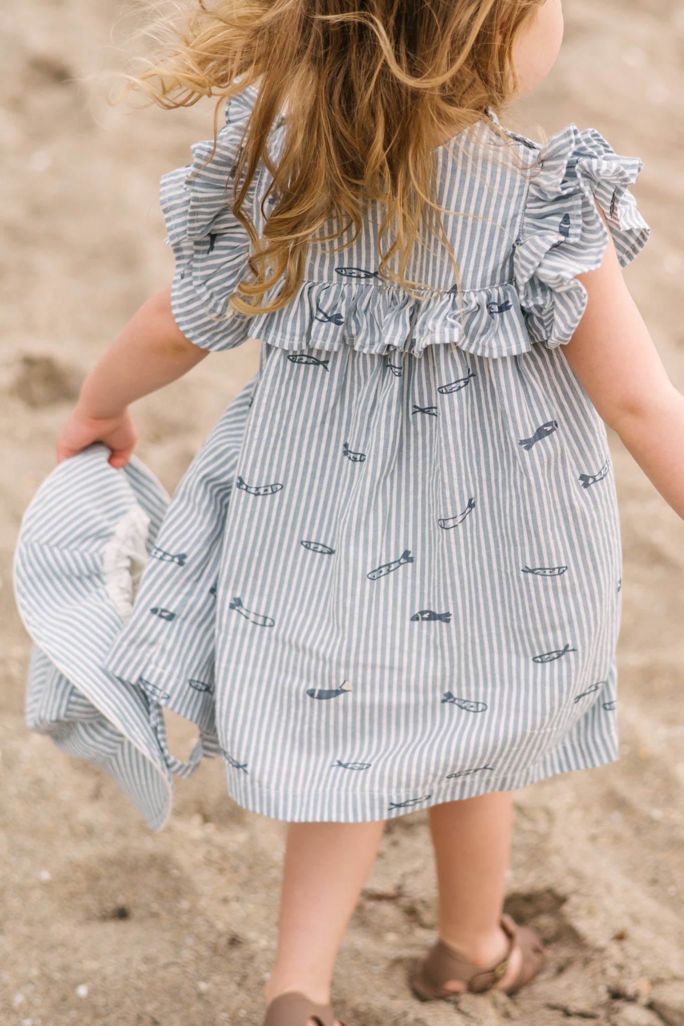 Seersucker Dress- Petit Sardine