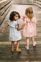 kids seersucker dress shell belle