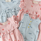 Seersucker Dress- Shell Belle
