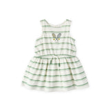 kids tennis dress court side in whites pattern