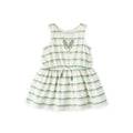 kids tennis dress court side in whites pattern