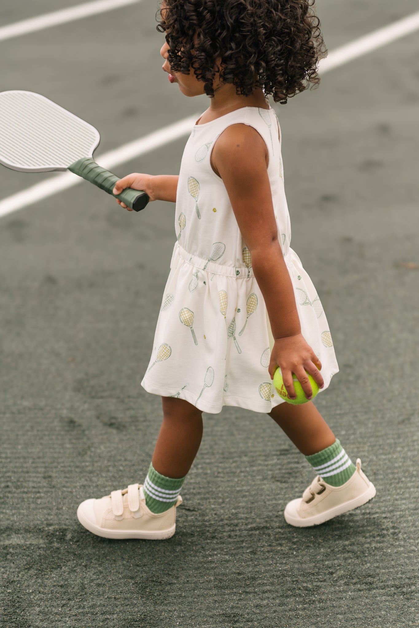 Tennis Toddler Dress - Doubles