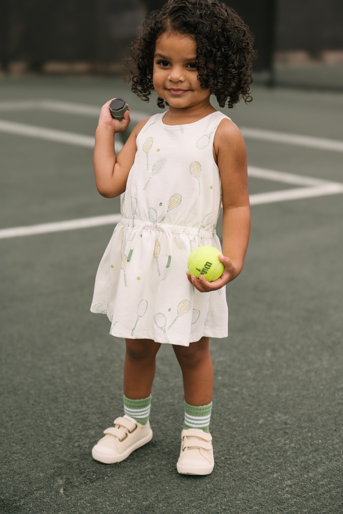 Tennis Toddler Dress - Doubles