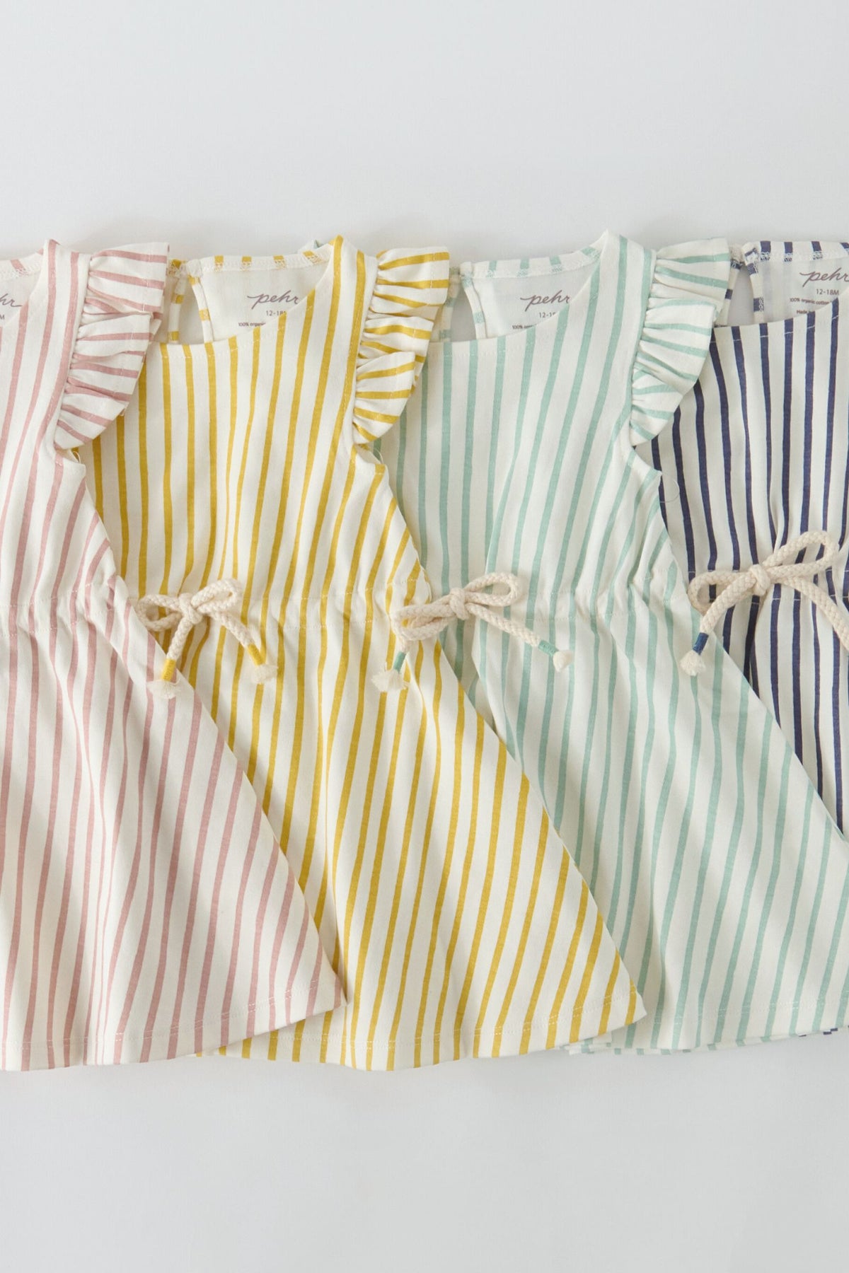 baby tank dress stripes away sea pehr baby