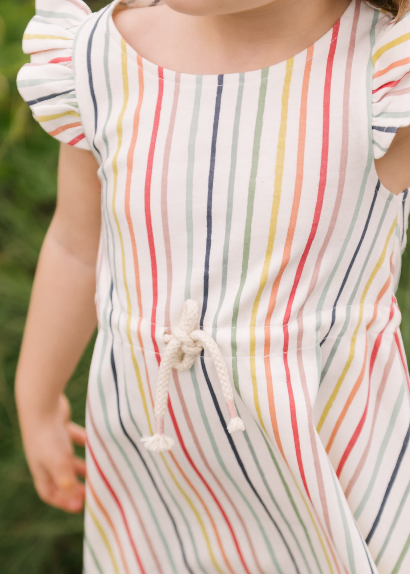 kids tank dress stripes away rainbow