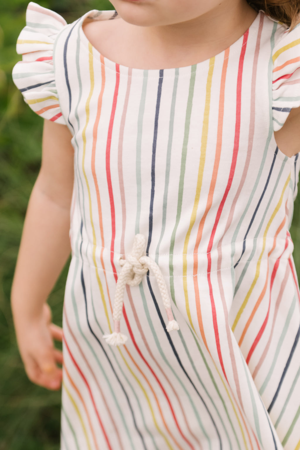 kids tank dress stripes away rainbow