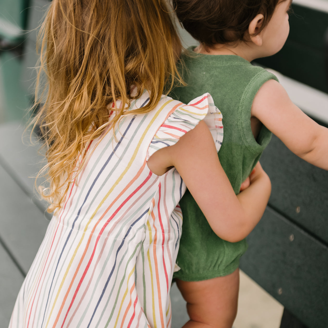 Tank Dress - Stripes Away Rainbow