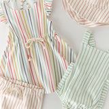 Tank Dress - Stripes Away Rainbow