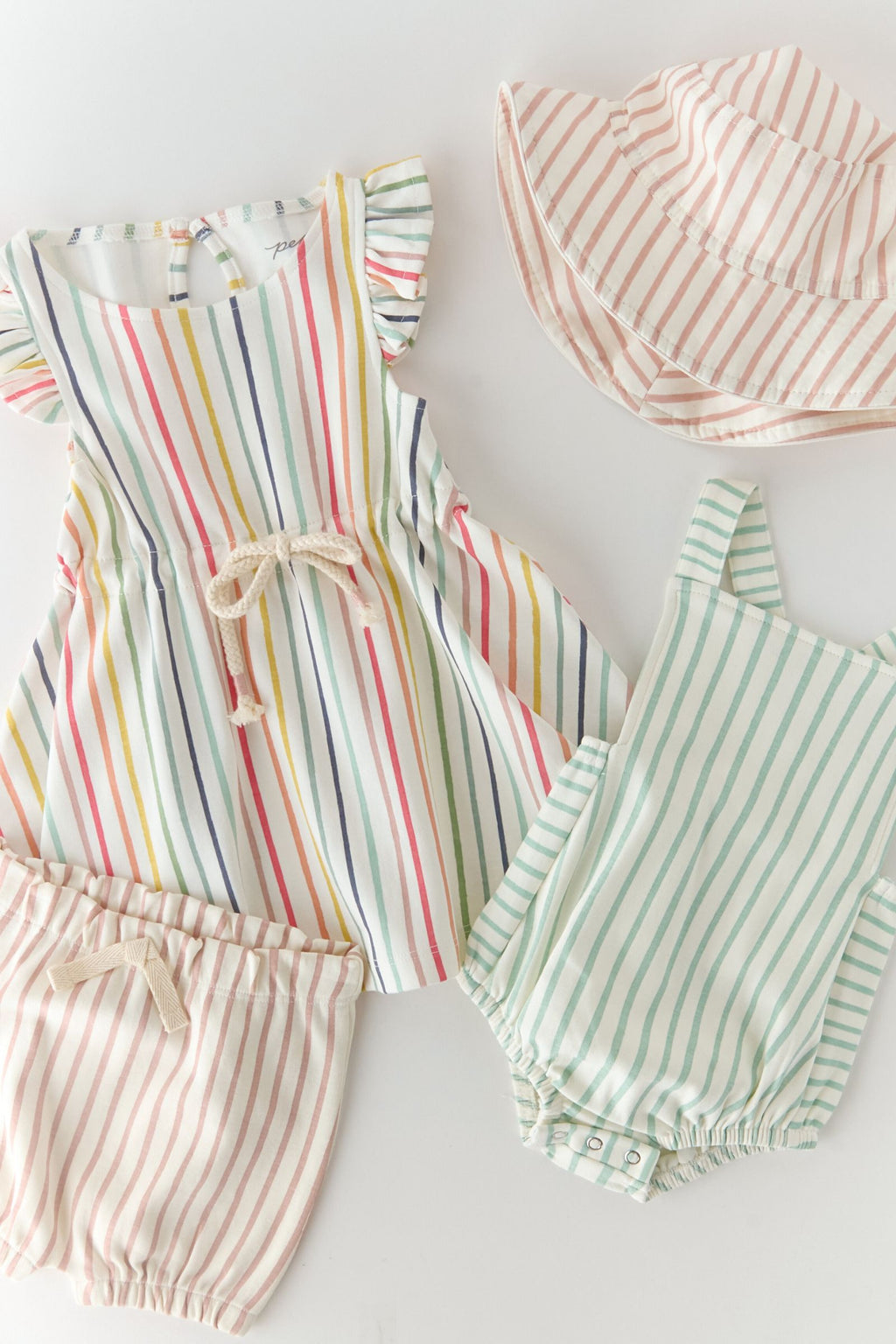 kids tank dress stripes away rainbow