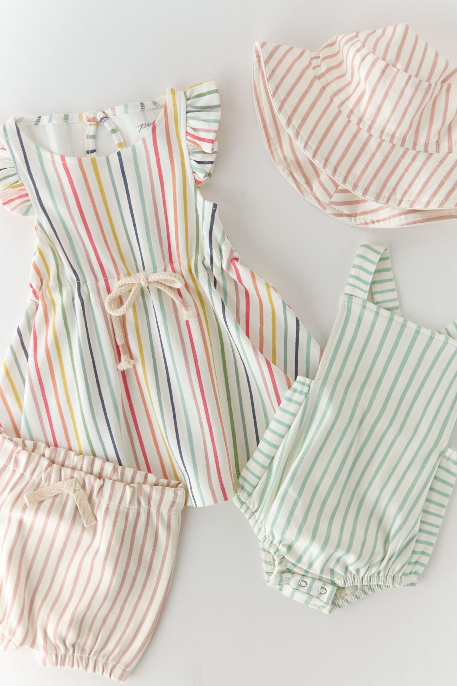 kids tank dress stripes away rainbow