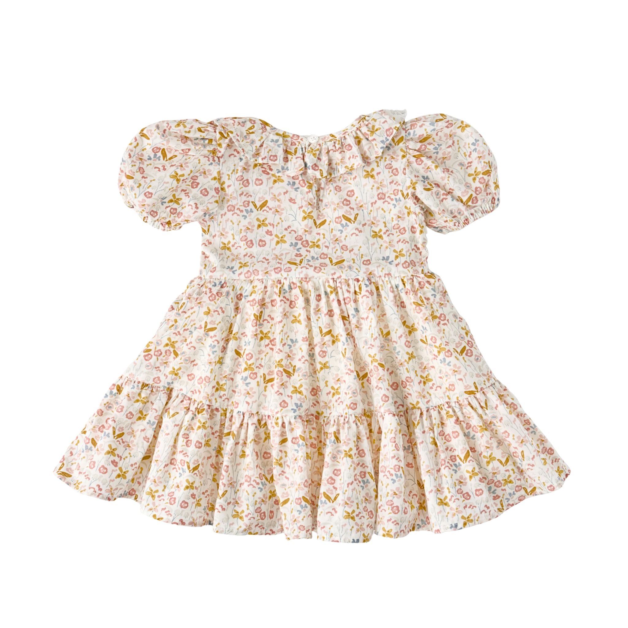 kids tiered dress floret