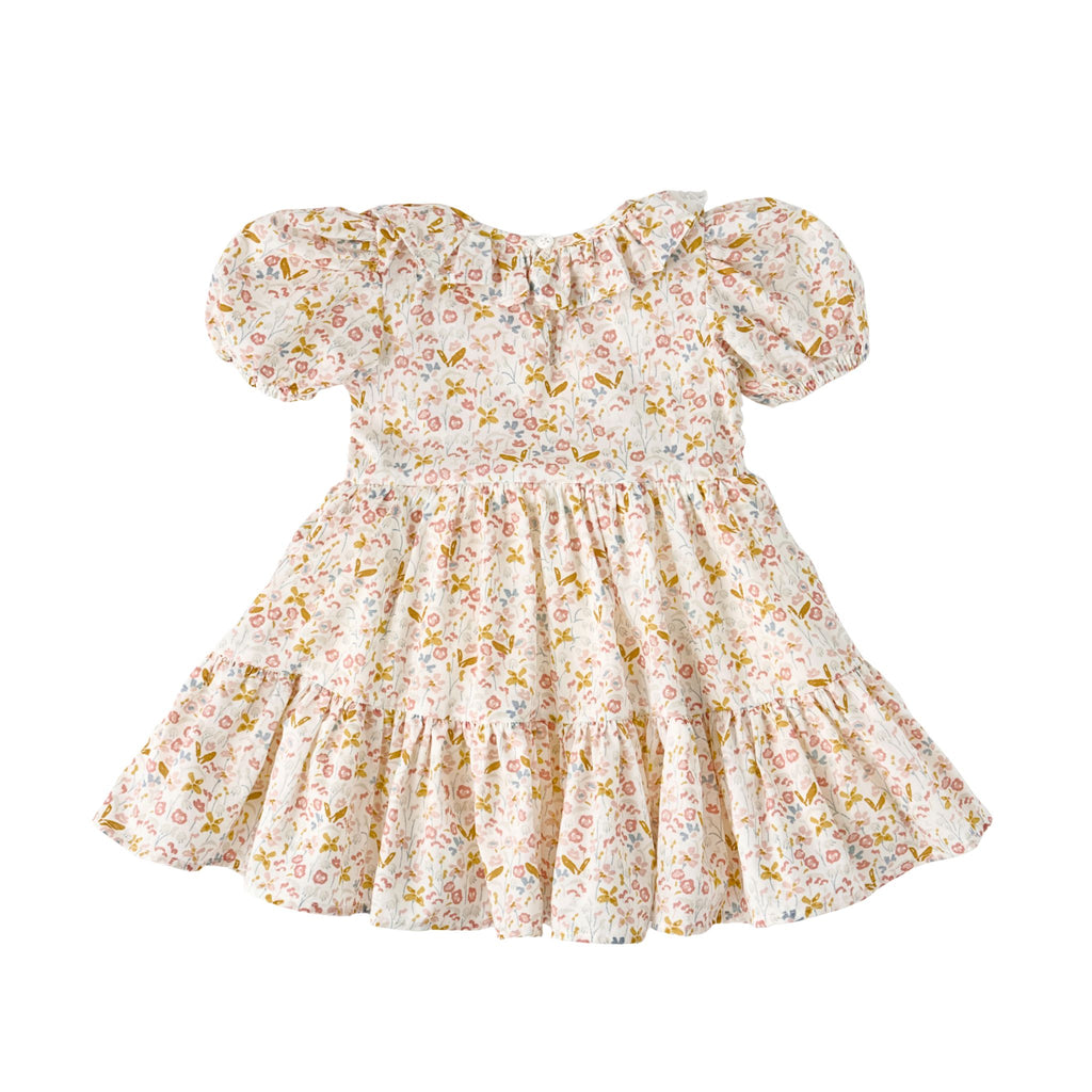 kids tiered dress floret