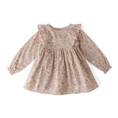 Woven Ruffle Dress - Wildflower- Front