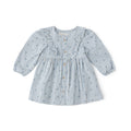 Printed Gingham Dress - Harbor Clover- Front