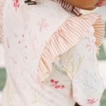 Swim Long Sleeve Ruffle One-Piece - Sea Bloom - Baby