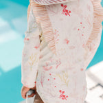 Swim Long Sleeve Ruffle One-Piece - Sea Bloom - Baby