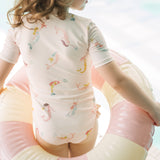 Pehr-Swim Short Sleeve Ruffle One-Piece-Mermaid Melody-Toddler-3