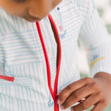 Swim Long Sleeve One-Piece - Set Sail