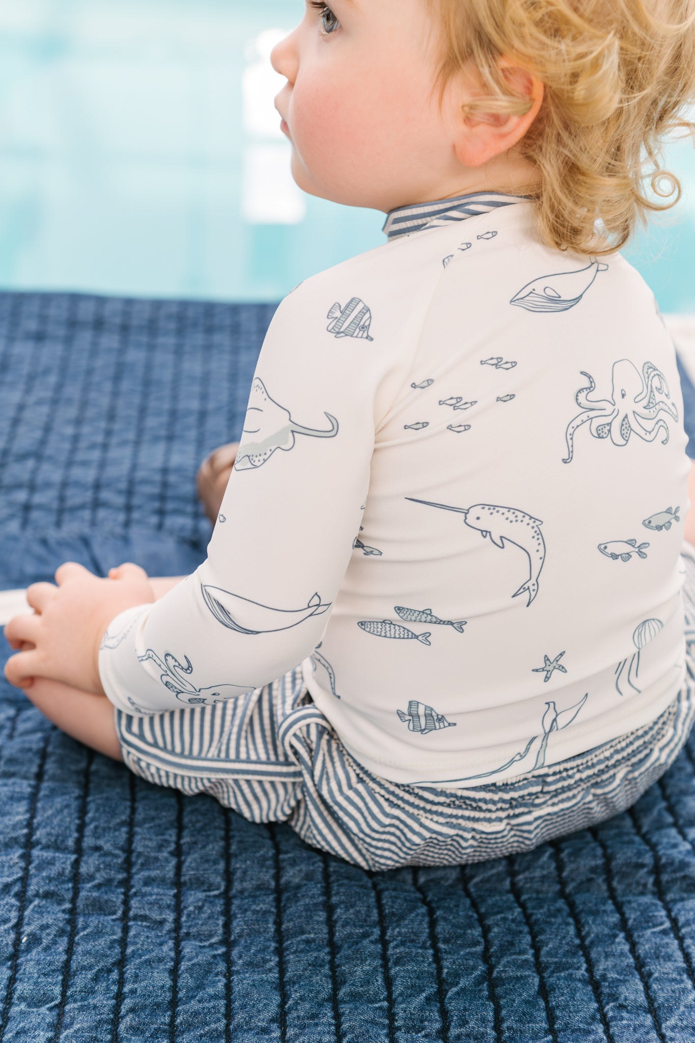 swim rash guard & short life aquatic
