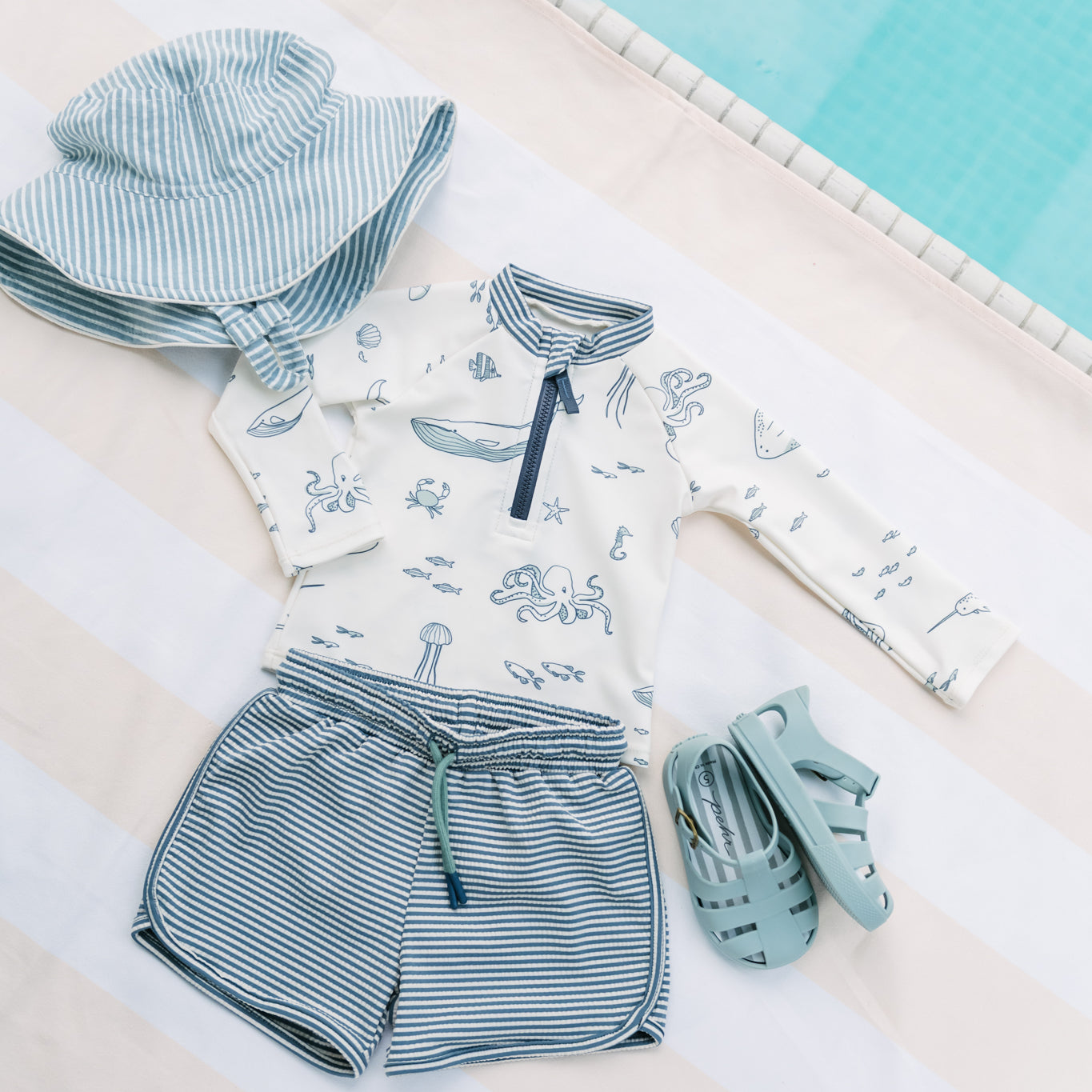 Swim Rash Guard & Short - Life Aquatic