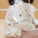 Pehr-Dropped Shoulder Long Sleeve Toddler Top-Explore the World-5