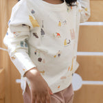 Pehr-Dropped Shoulder Long Sleeve Toddler Top-Explore the World-4