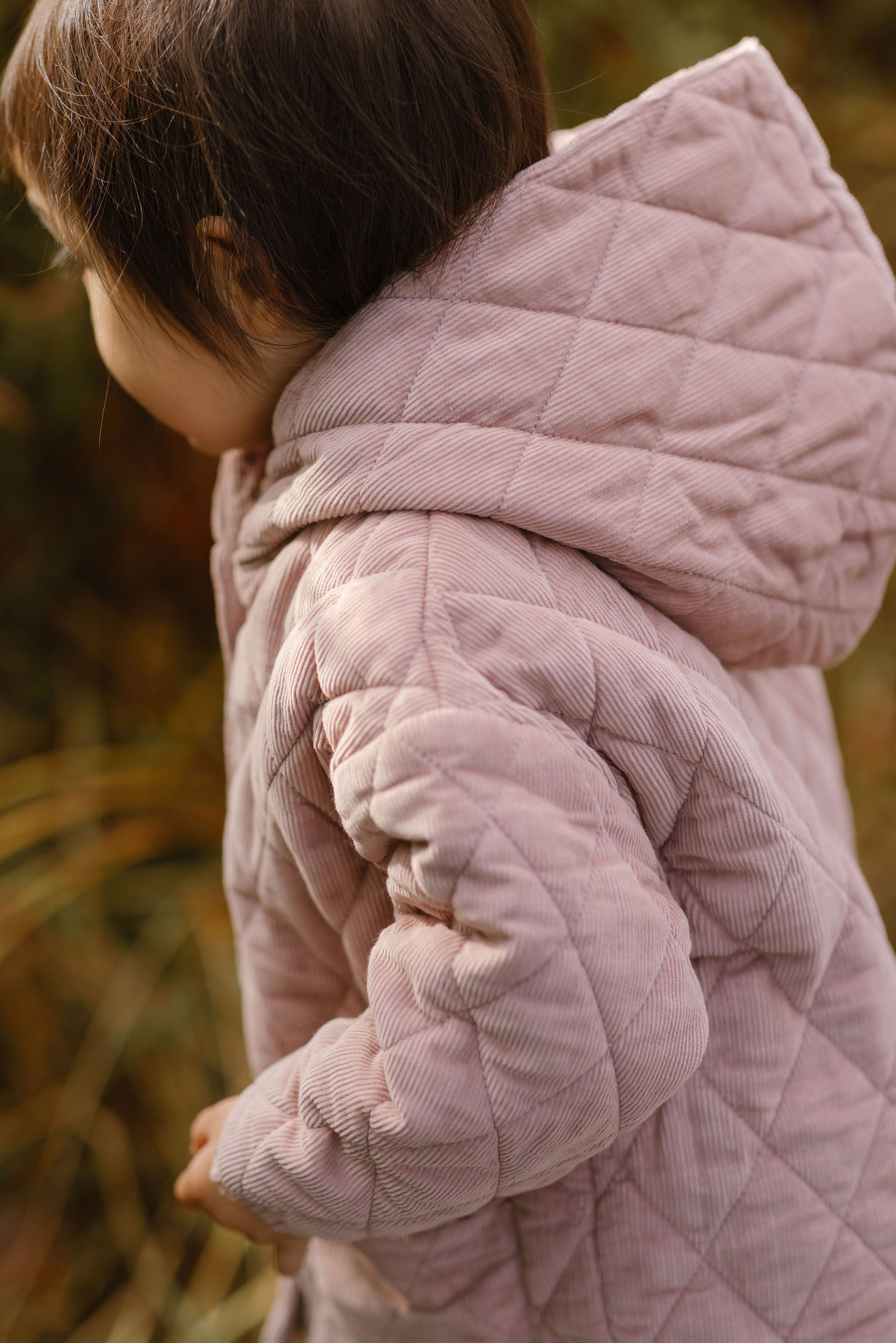 Pehr-Corduroy Quilted Jacket-Rose Pink-3