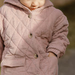 Pehr-Corduroy Quilted Jacket-Rose Pink-2