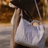 Weekender Bag - Stripes Away Ink Blue