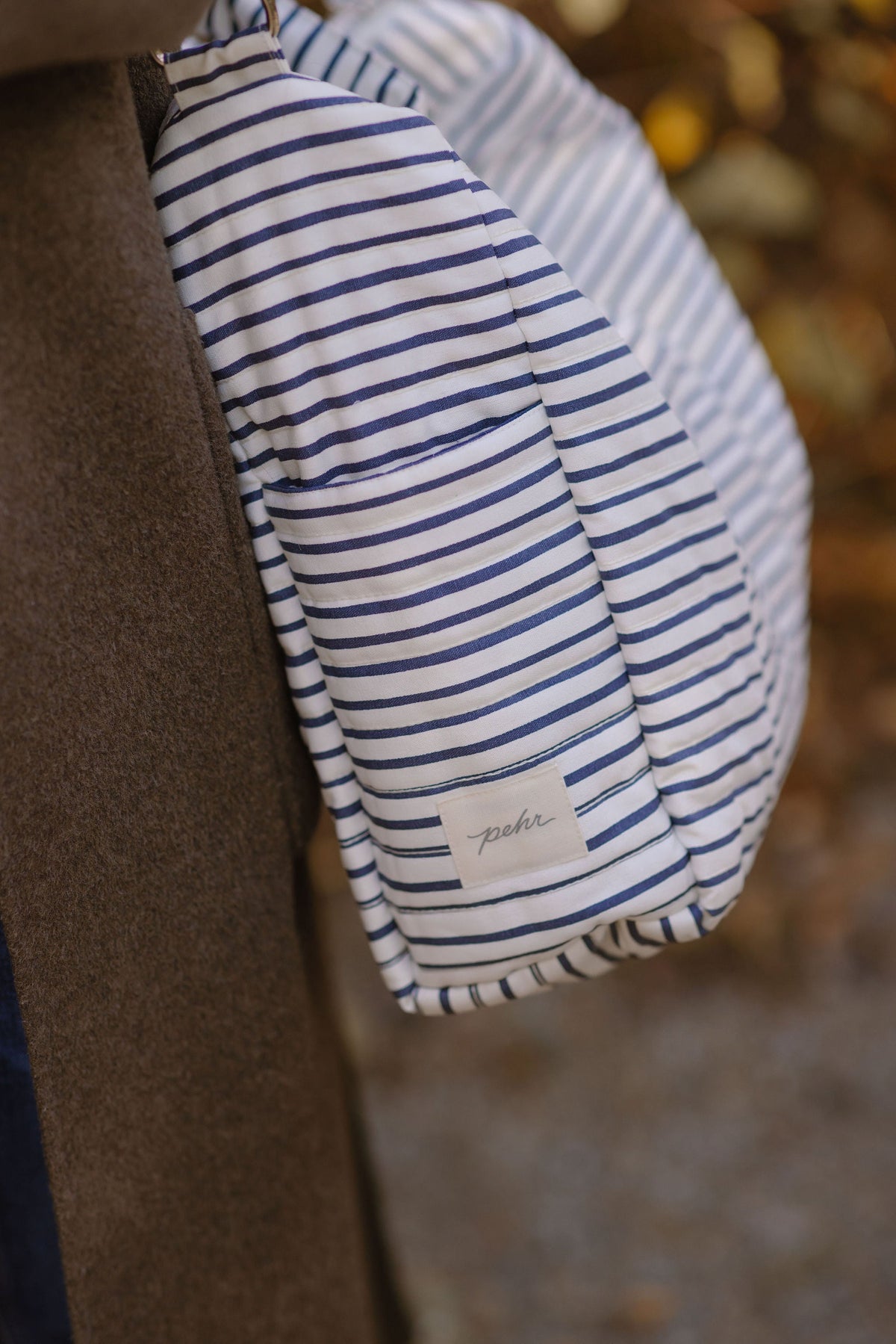 weekender bag stripes away ink blue