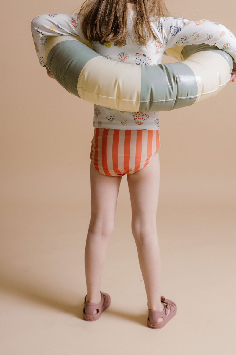 Pehr-Toddler Swim Rash Guard & Bottom-Seashells-5