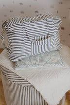 weekender bag stripes away ink blue
