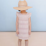 Pehr-Ruffle Dress-Coastal Stripe Mauve-4