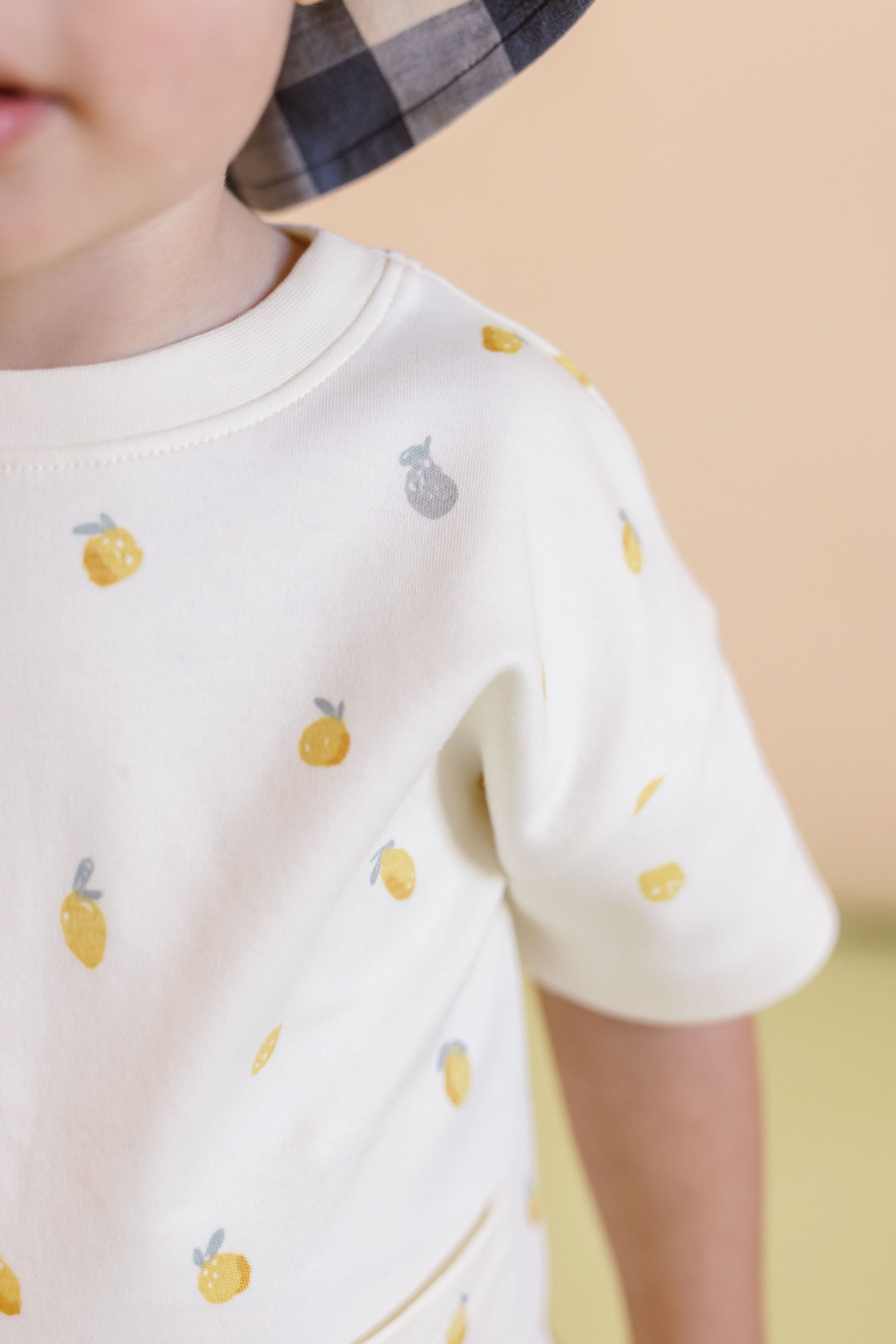 Pehr-Pocket Dropped Shoulder T-Shirt-Lemon Tree-2