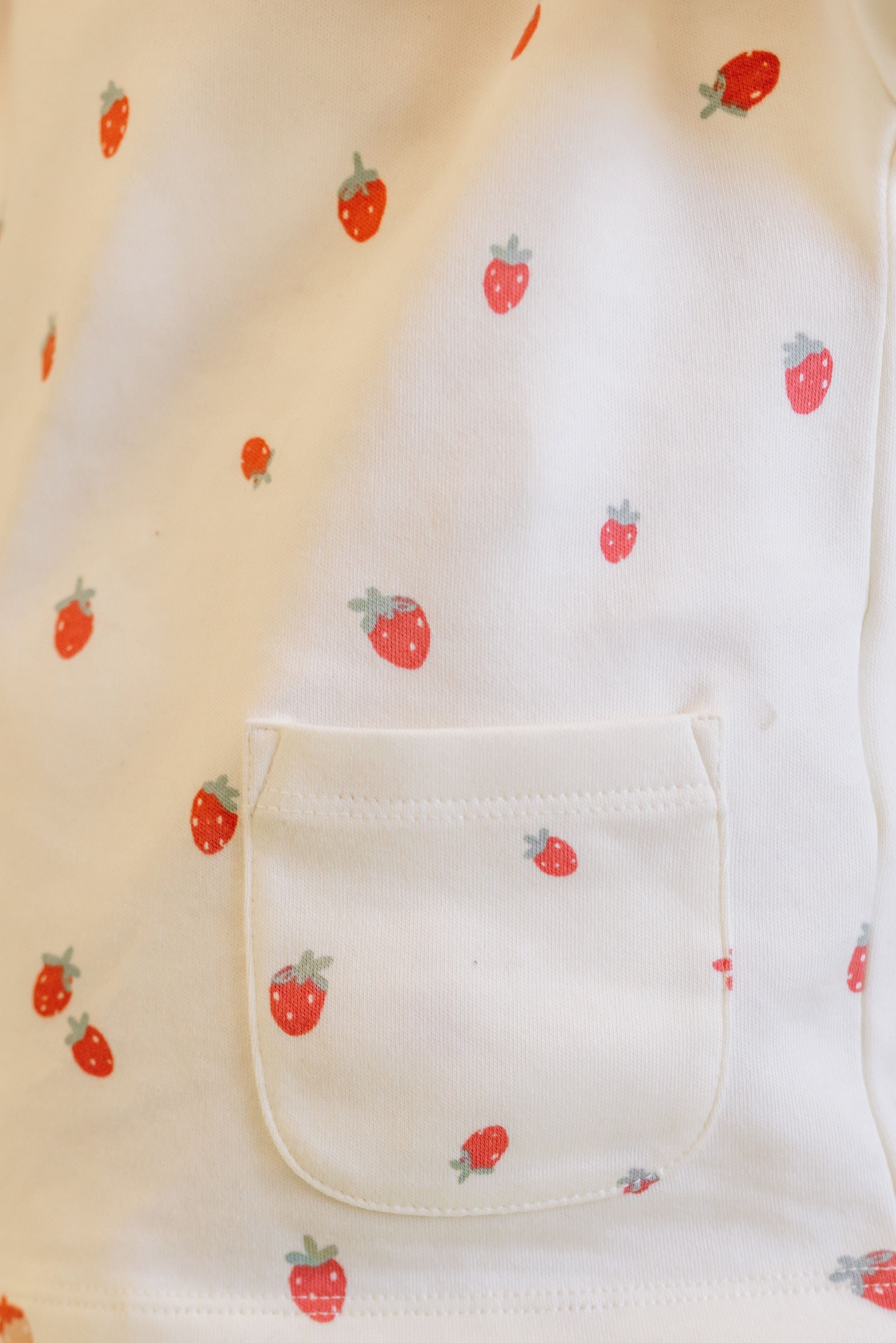 Pehr-Pocket Dropped Shoulder T-Shirt-Strawberry Patch-2