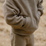 Pehr-Teddy Fleece Dropped Shoulder Sweatshirt-Moss-5