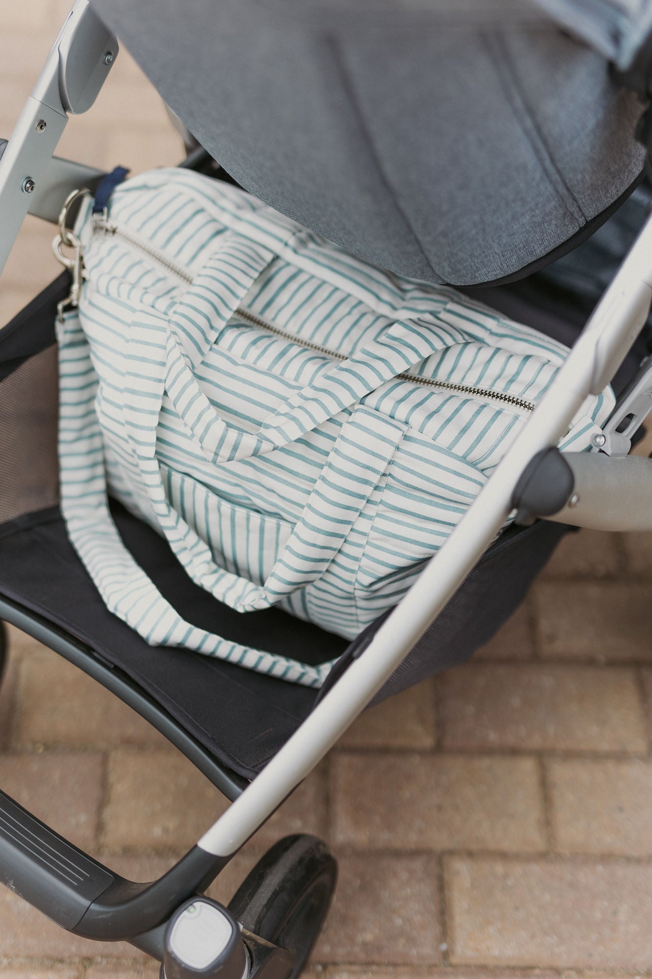 Weekender Bag - Stripes Away Deep Sea