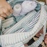 Weekender Bag - Stripes Away Deep Sea