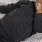 Pehr-French Terry Shoulder Snap Sweatshirt-Ink Blue-3